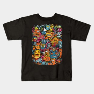 Monster Frenzy Kids T-Shirt